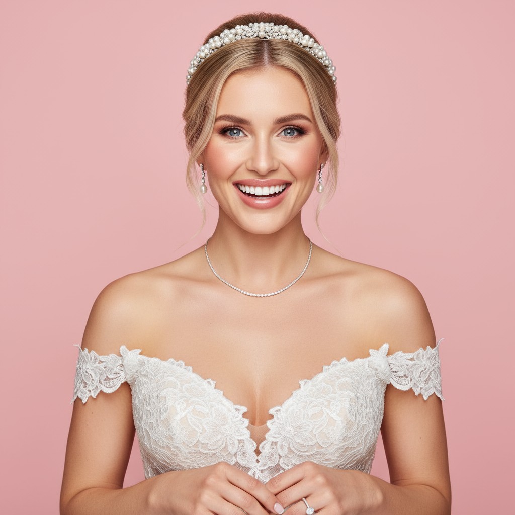 Bridal Headband Updo Ideas